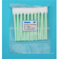 Swabs de limpeza com ponta de espuma com solvente